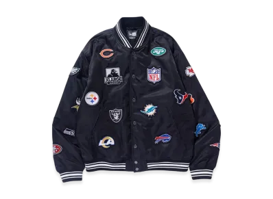 XLARGE x NEW ERA x NFL Varsity Jacket "Black"