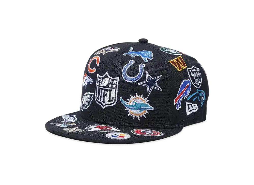 XLARGE x NEW ERA x NFL 59Fifty Cap "Black"