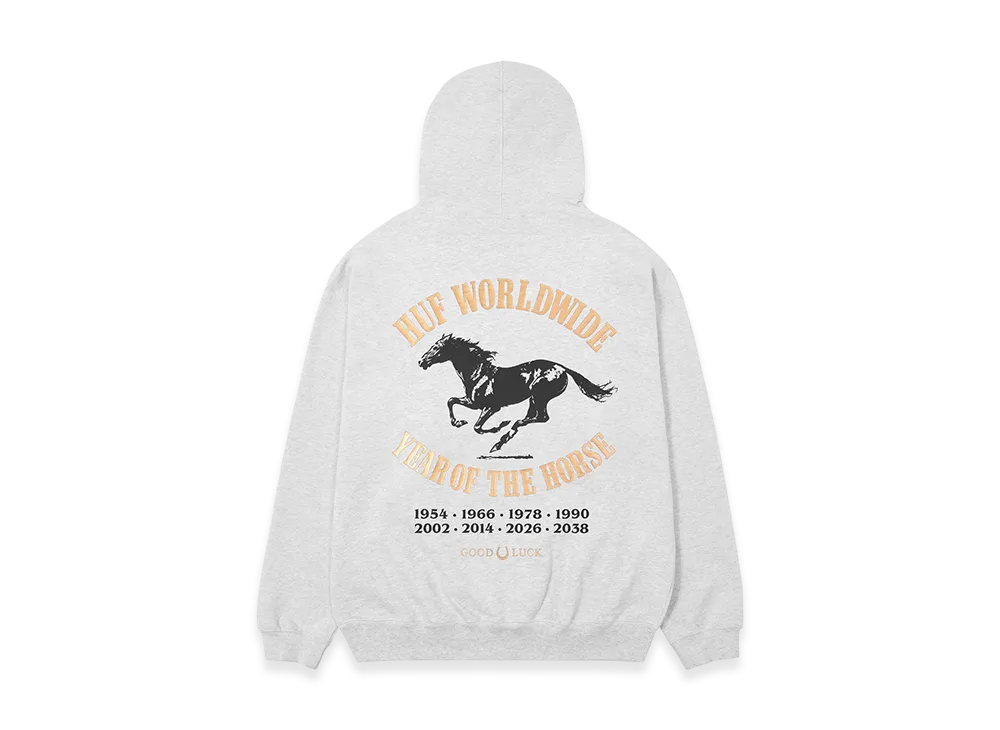 HUF Year Of The Horse Hoodie "Ash Grey"