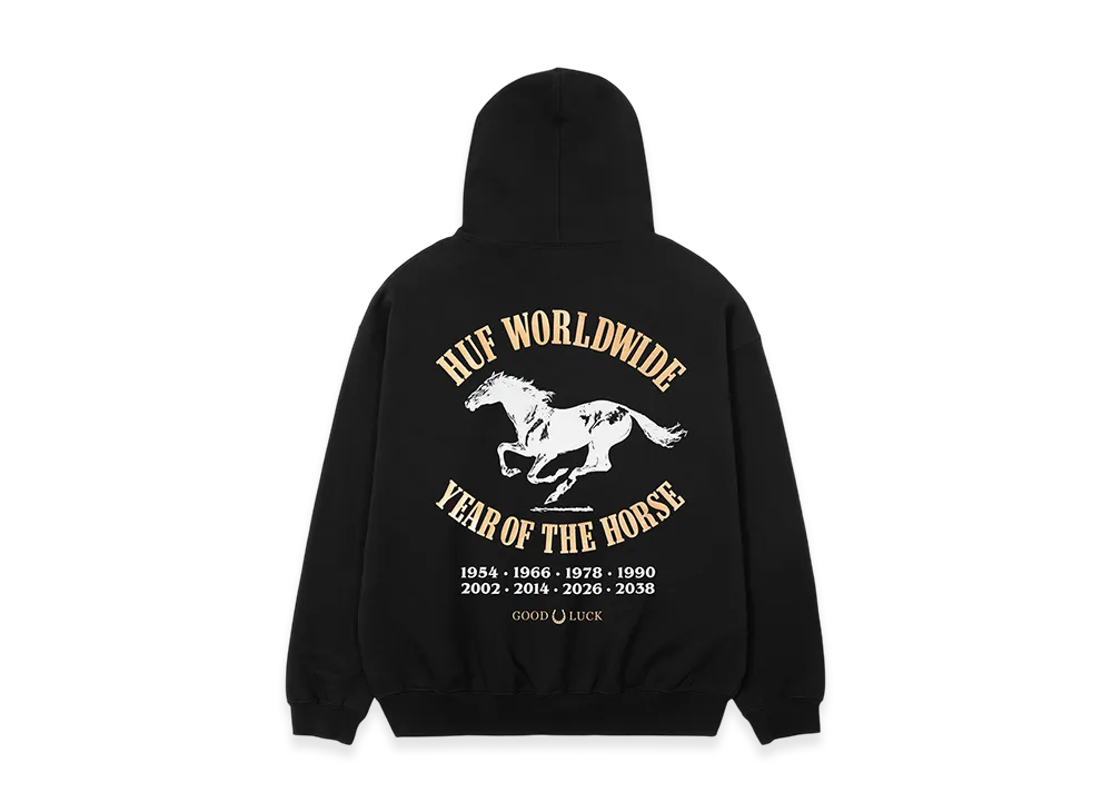 HUF Year Of The Horse Hoodie "Black"