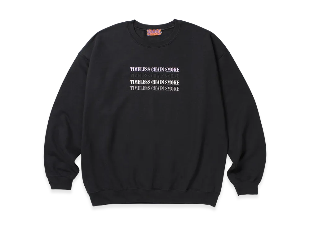 APHRODITEGANG TCS Quadruple Embroidery Sweat Shirt "Black"