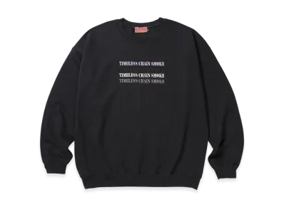 APHRODITEGANG TCS Quadruple Embroidery Sweat Shirt "Black"