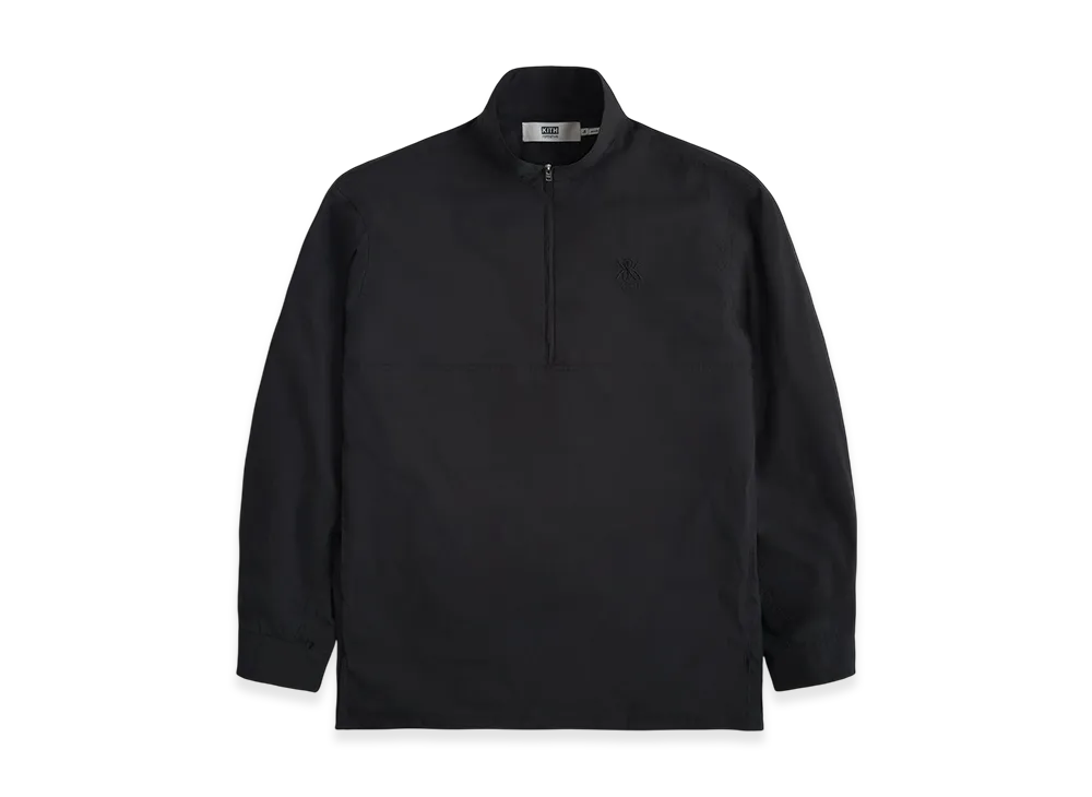Kith x nonnative Mariner Pullover Shirt Jacket C/P Typewriter Stretch With Windstopper "Black"