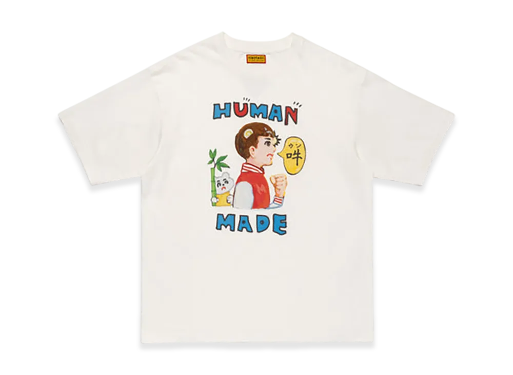 HUMAN MADE x Keiko Sootome T-Shirt Side A "White"
