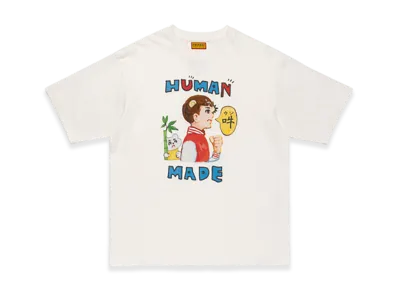 HUMAN MADE x Keiko Sootome T-Shirt Side A "White"