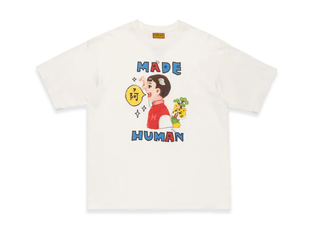 HUMAN MADE x Keiko Sootome T-Shirt Side B "White"
