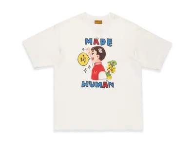 HUMAN MADE x Keiko Sootome T-Shirt Side B "White"