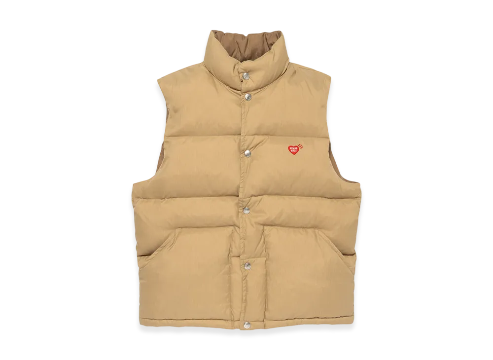HUMAN MADE Down Vest "Beige"