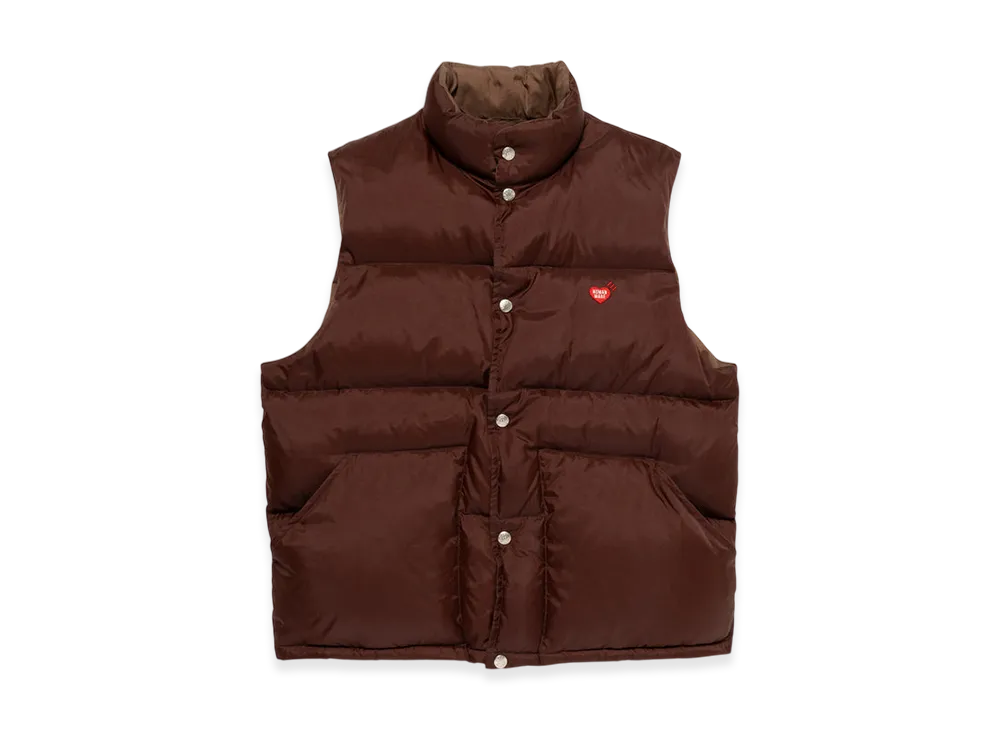 HUMAN MADE Down Vest "Brown"