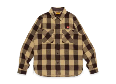 HUMAN MADE Check Shirt "Beige"