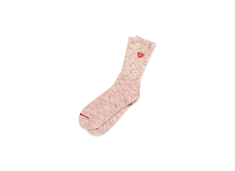 HUMAN MADE Slub Socks "Red"