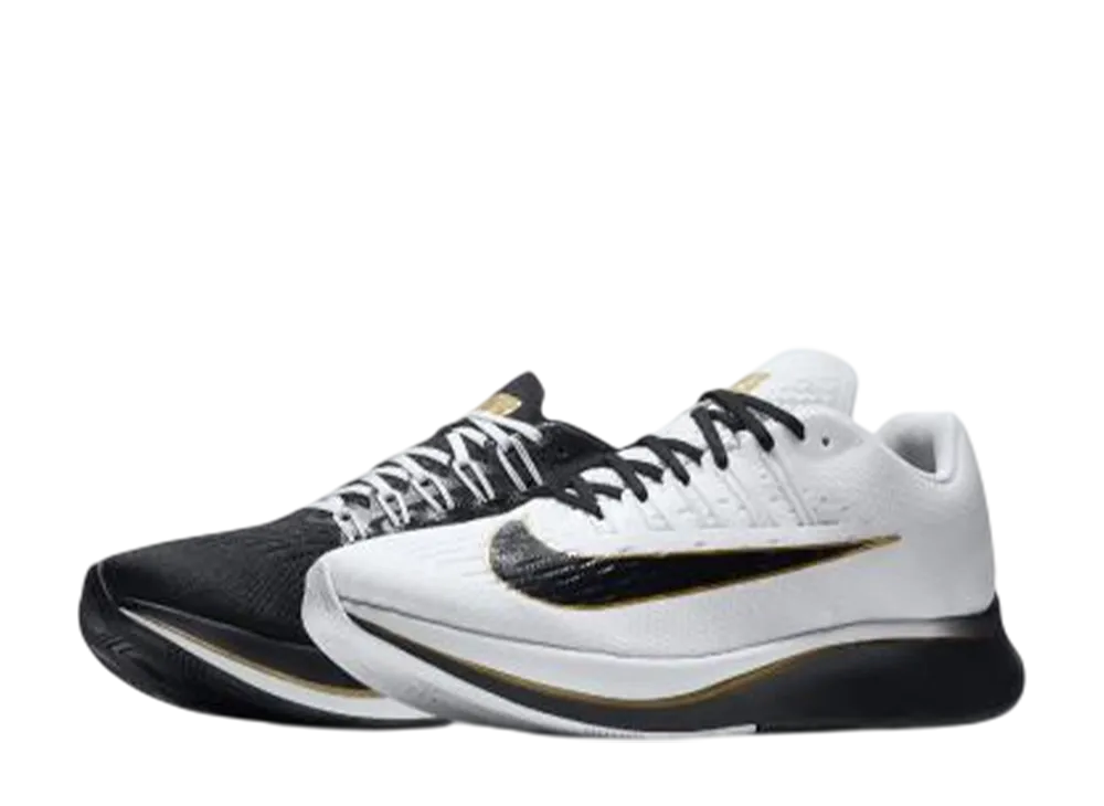 ナイキ ズームフライ "ブラック/メタリックゴールド/ホワイト"