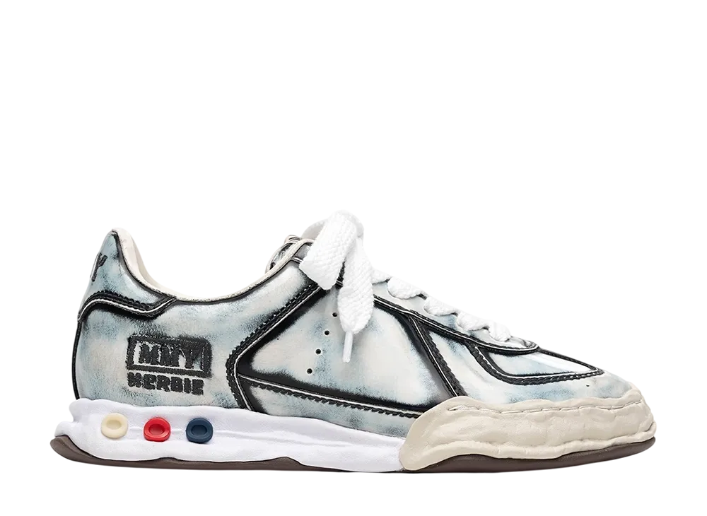 メゾンミハラヤスヒロ ハービー オリジナルソール ヴィンテージ アドバンティック レザー ロートップスニーカー "ホワイト" (A16FW722)