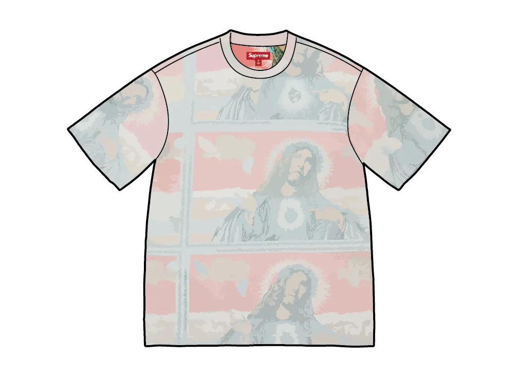 シュプリーム ジーザス ショートスリーブ トップ "マルチ"