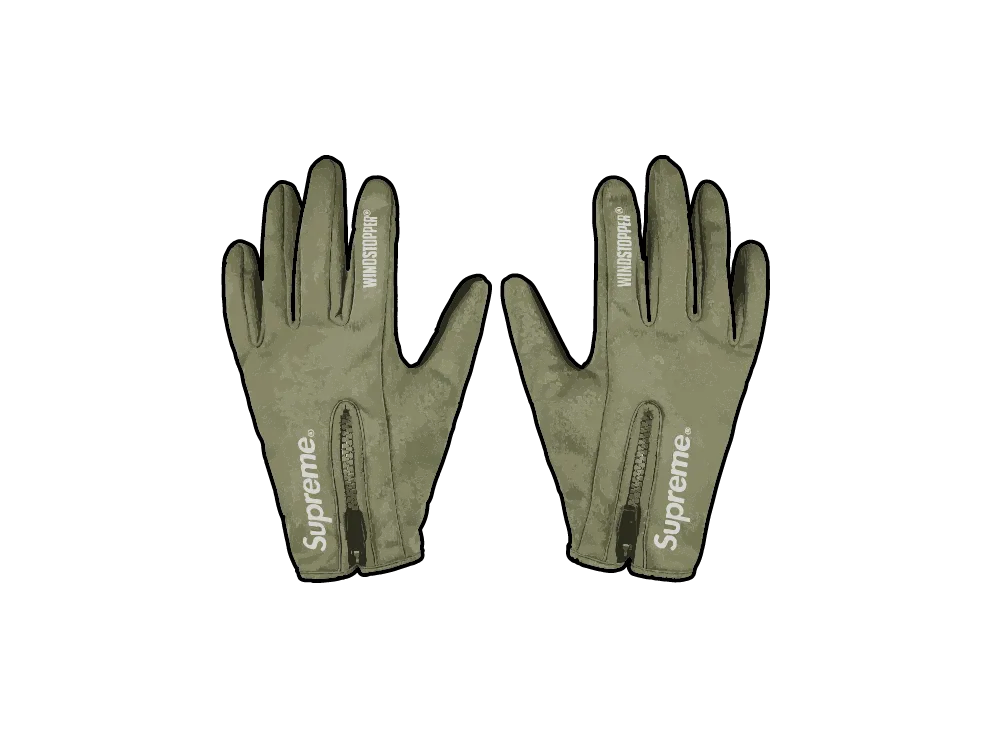 Supreme Windstopper Zip Gloves 