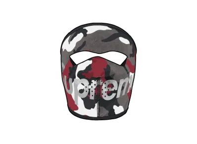 Supreme Windstopper Facemask "Red Camo"