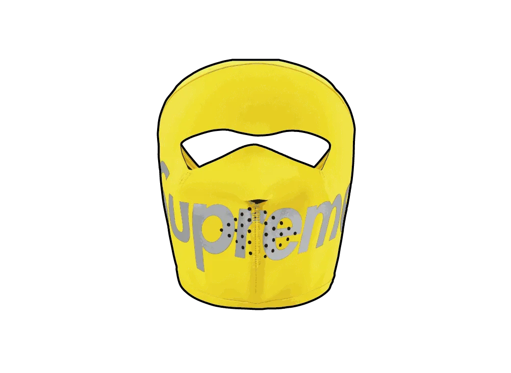 Supreme Windstopper Facemask "Yellow"