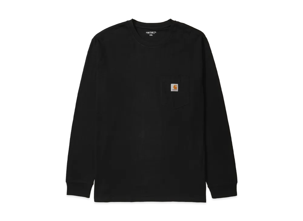 Carhartt WIP Long Sleeve Pocket T-Shirt "Black"