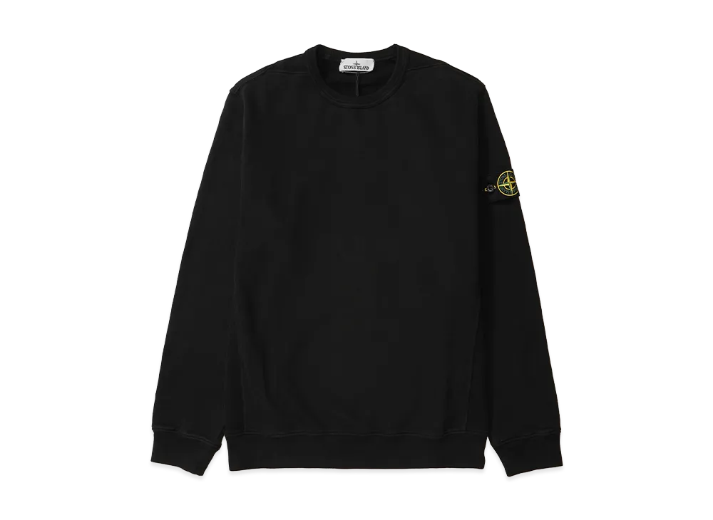 Stone Island 6100028 Brushed Organic Cotton Fleece "Black"