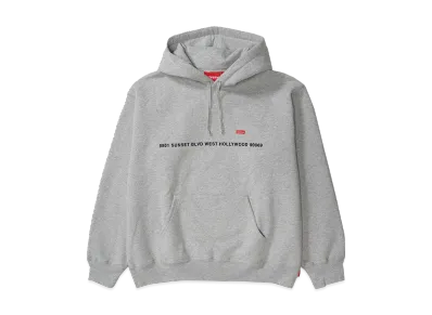 Supreme Shop Small Box Hooded Sweatshirt LA "Heather Grey"