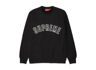 Supreme Arc Logo Crewneck "Black"