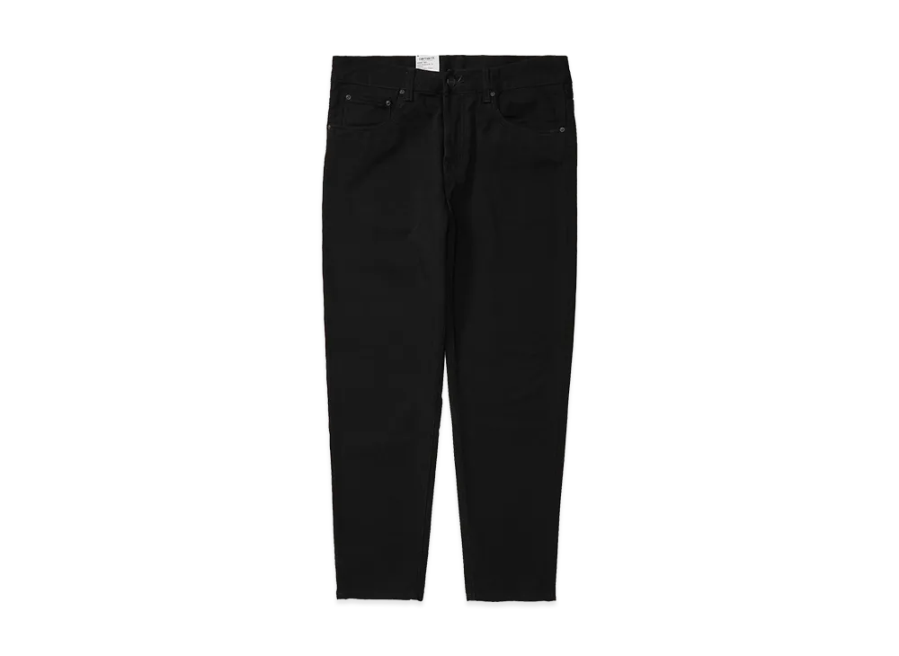 Carhartt WIP Newel Pant Relaxed Tapered Fit Denim "Black One Wash"