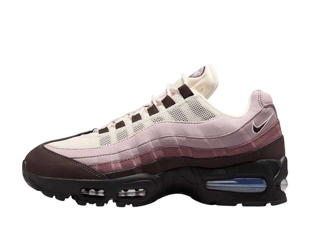 ナイキ ウィメンズ エアマックス95 ビッグバブル "ブラック/タトゥー/ライトバイオレットオール/ベルベットブラウン"