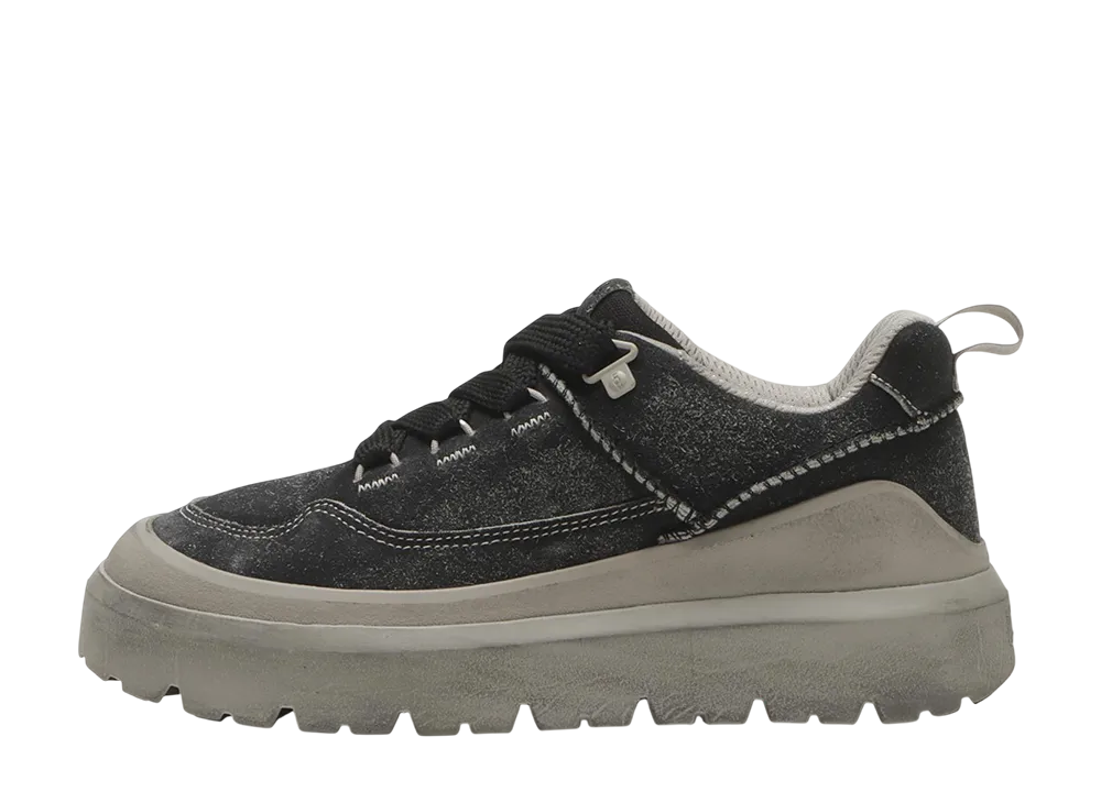 アグ ヘリテージ ユーティリティ スニーカー ノール "ブラック/キャンプファイヤー"