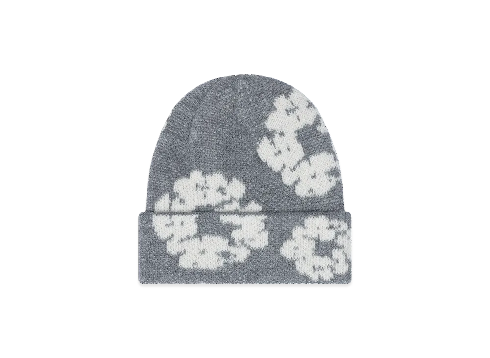 DENIM TEARS Cotton Wreath Beanie "Grey"