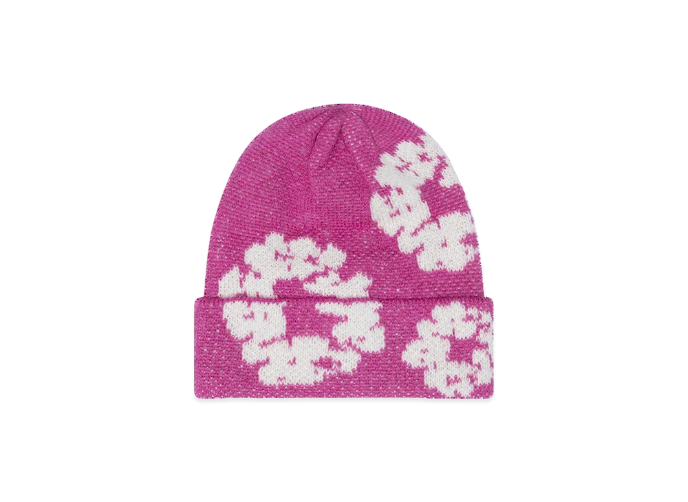DENIM TEARS Cotton Wreath Beanie "Pink"