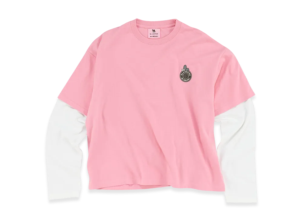 BLACKPINK x My Melody Long Sleeve Layered T-Shirt "Pink"
