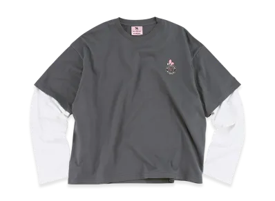 BLACKPINK x My Melody Long Sleeve Layered T-Shirt "Gray"