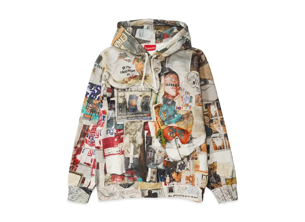 シュプリーム デスク ウォール フーディー スウェットシャツ "マルチ"