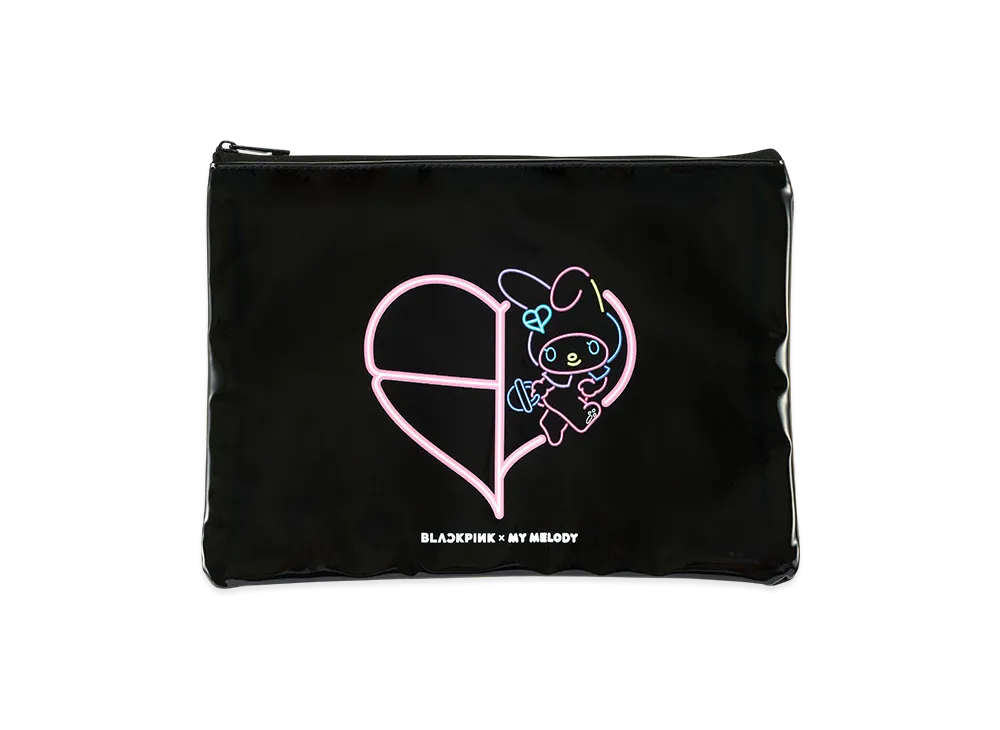 BLACKPINK x My Melody Flat Pouch "Black"