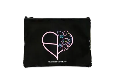 BLACKPINK x My Melody Flat Pouch "Black"