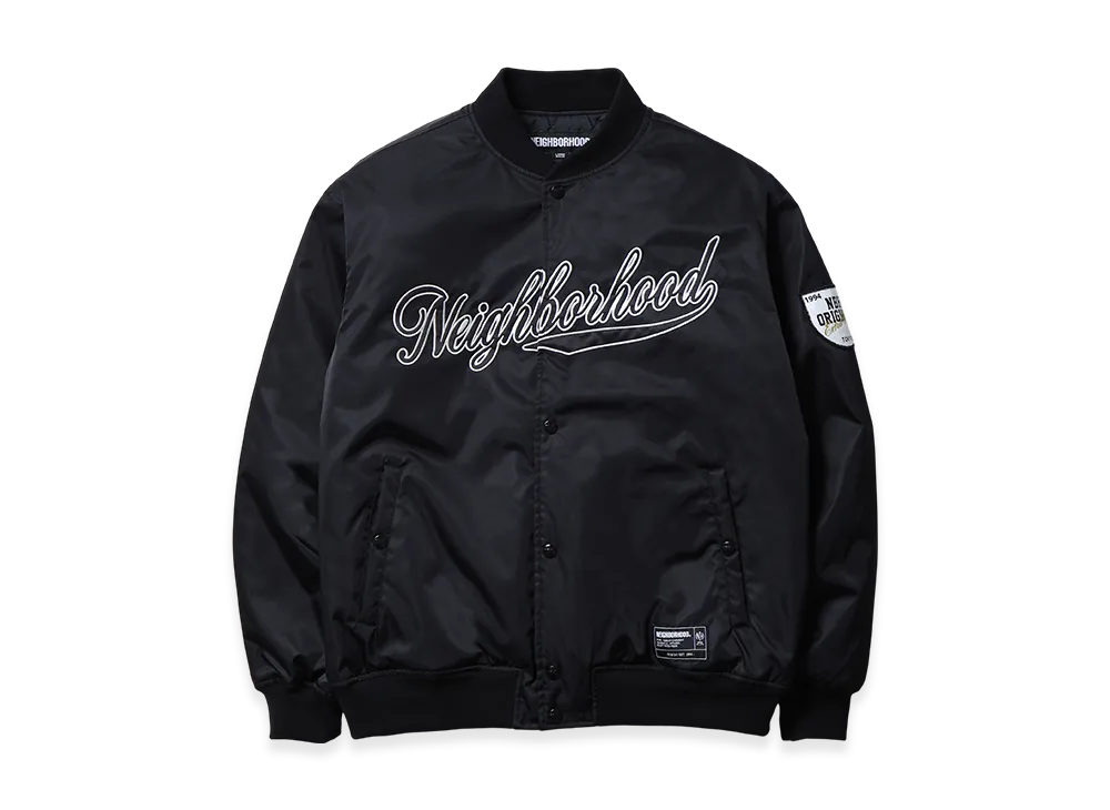 NEIGHBORHOOD Baseball Jacket "Black"