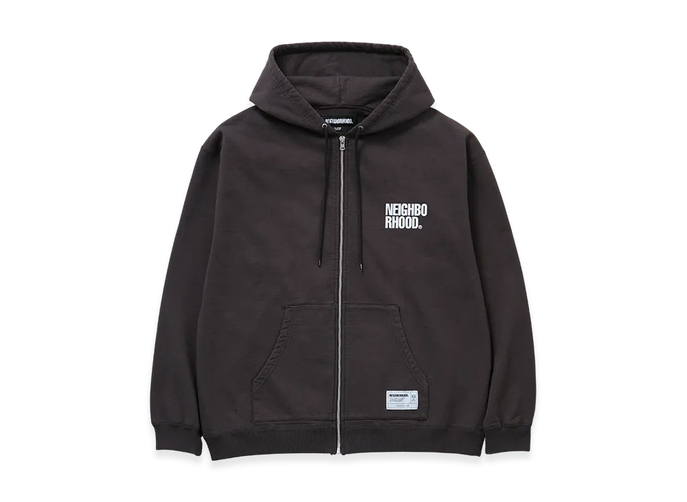 NEIGHBORHOOD Classic Sweat Zip Hoodie LS "Brown"