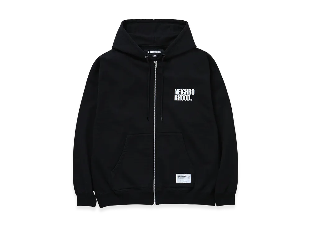 NEIGHBORHOOD Classic Sweat Zip Hoodie LS "Black"