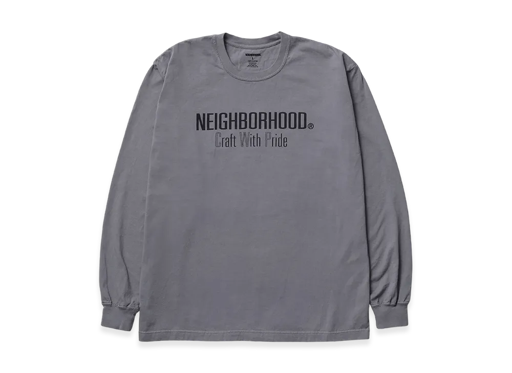 NEIGHBORHOOD NH . Tee LS-5 "Gray"