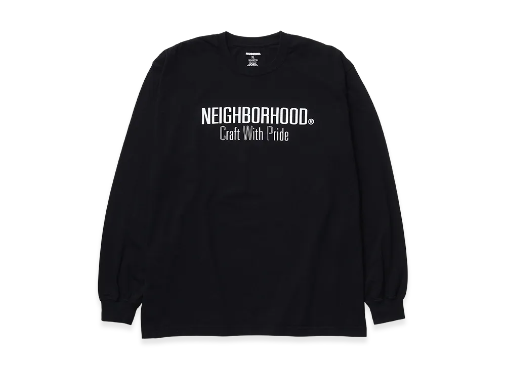 NEIGHBORHOOD NH . Tee LS-5 "Black"