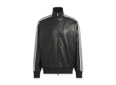 adidas Pleather 3S Track Top "Black"