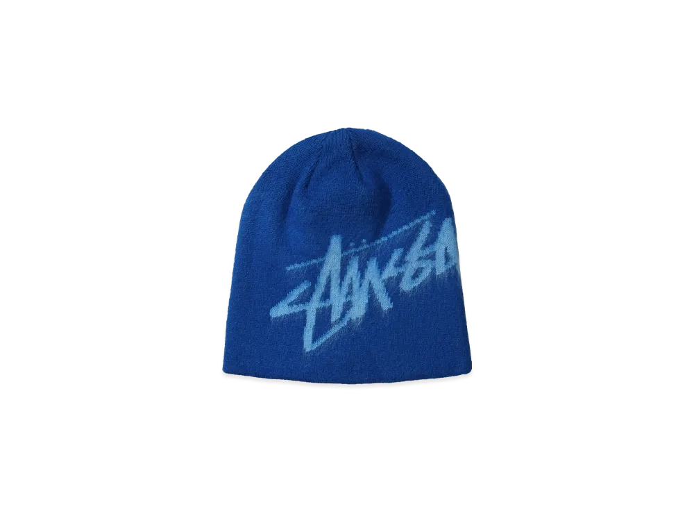 Stussy Brushed Out Stock Skullcap "Blue" 