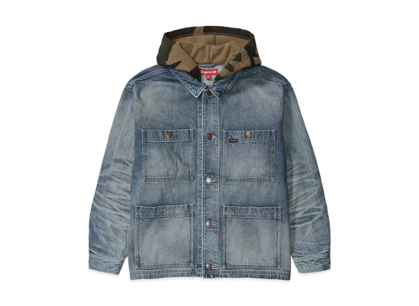 Supreme Worn Hooded Chore Coat Supreme Worn Hooded Chore Coat