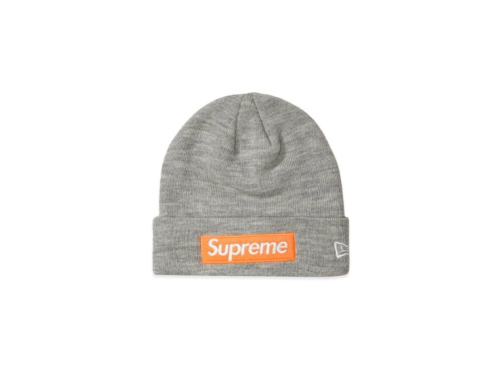 シュプリーム ニューエラ ボックスロゴ ビーニー (17FW) "グレー"