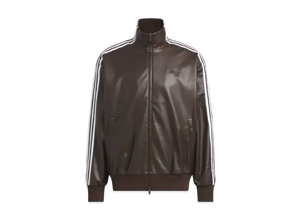 adidas Pleather 3S Track Top "Aurora Coffee"