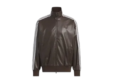 adidas Pleather 3S Track Top "Aurora Coffee"
