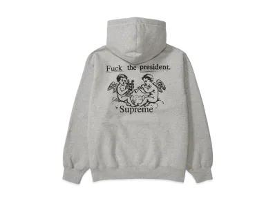 Supreme President Hooded Sweatshirt "Heather Grey"