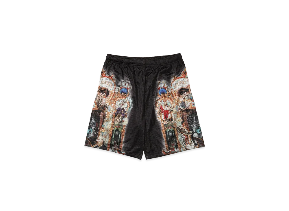 シュプリーム x マイケルジャクソン デンジャラス メッシュショーツ "ブラック"