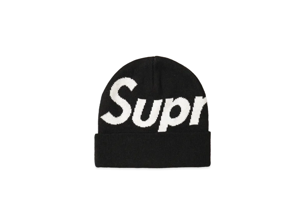 シュプリーム ビッグロゴビーニー "ブラック"