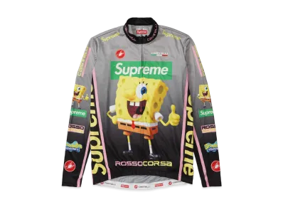 Supreme x SpongeBob SquarePants Castelli L/S Cycling Jersey "Black"